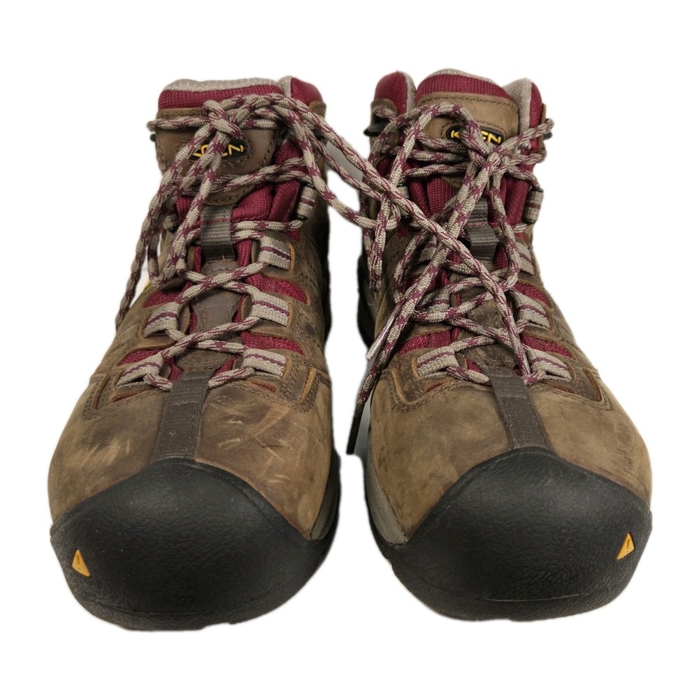Keen Womens Detroit Mid Steel Toe Waterproof Utility Work Boot Size 8.5 Workwear